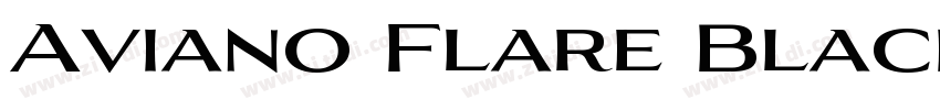 Aviano Flare Black字体转换